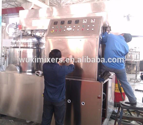 Cosmetic Ointment Vacuum Emulsifying Mixer, Cream Mixing Machine, Cream Emulsifier