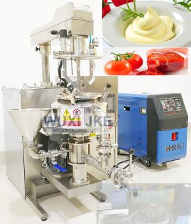 Laboratory Mayonnaise vacuum homogenizer